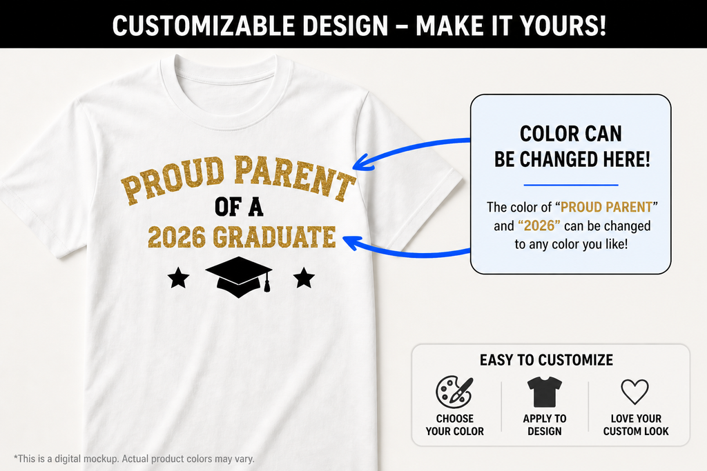 Proud Parent of a Graduate Graphic Tee