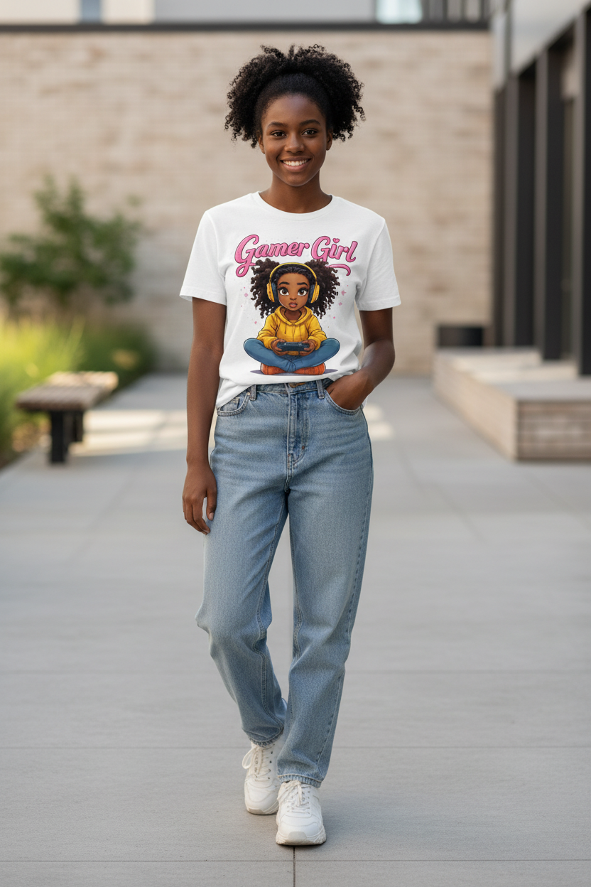 Game Girl Graphic Tee
