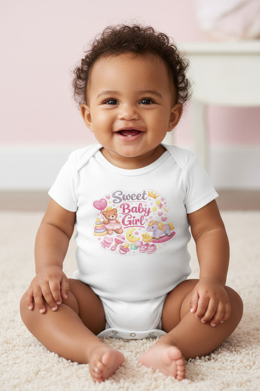 Sweet Babygirl Graphic Onesie