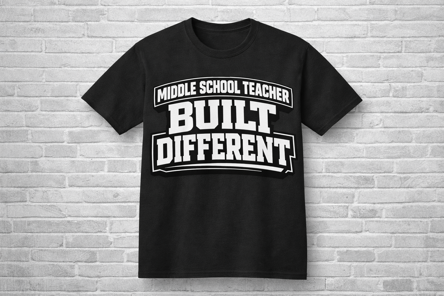 School Teacher Built Different Graphic Tee