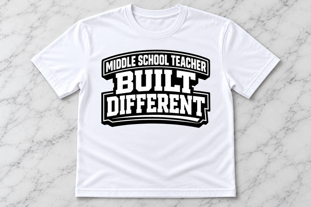School Teacher Built Different Graphic Tee