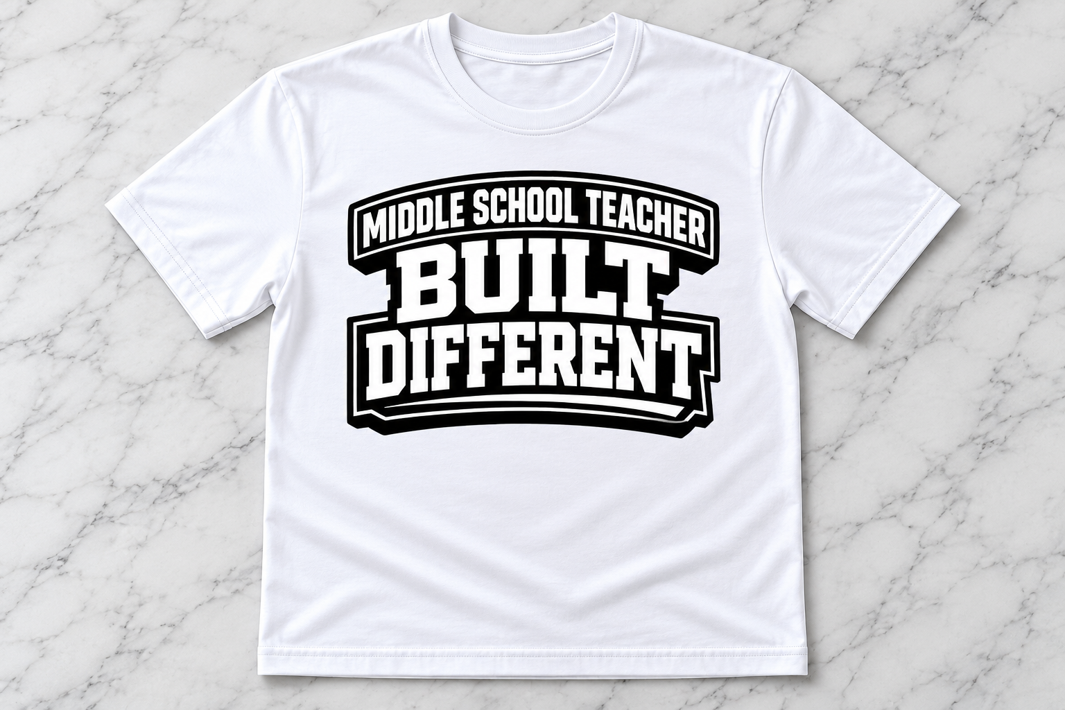 School Teacher Built Different Graphic Tee