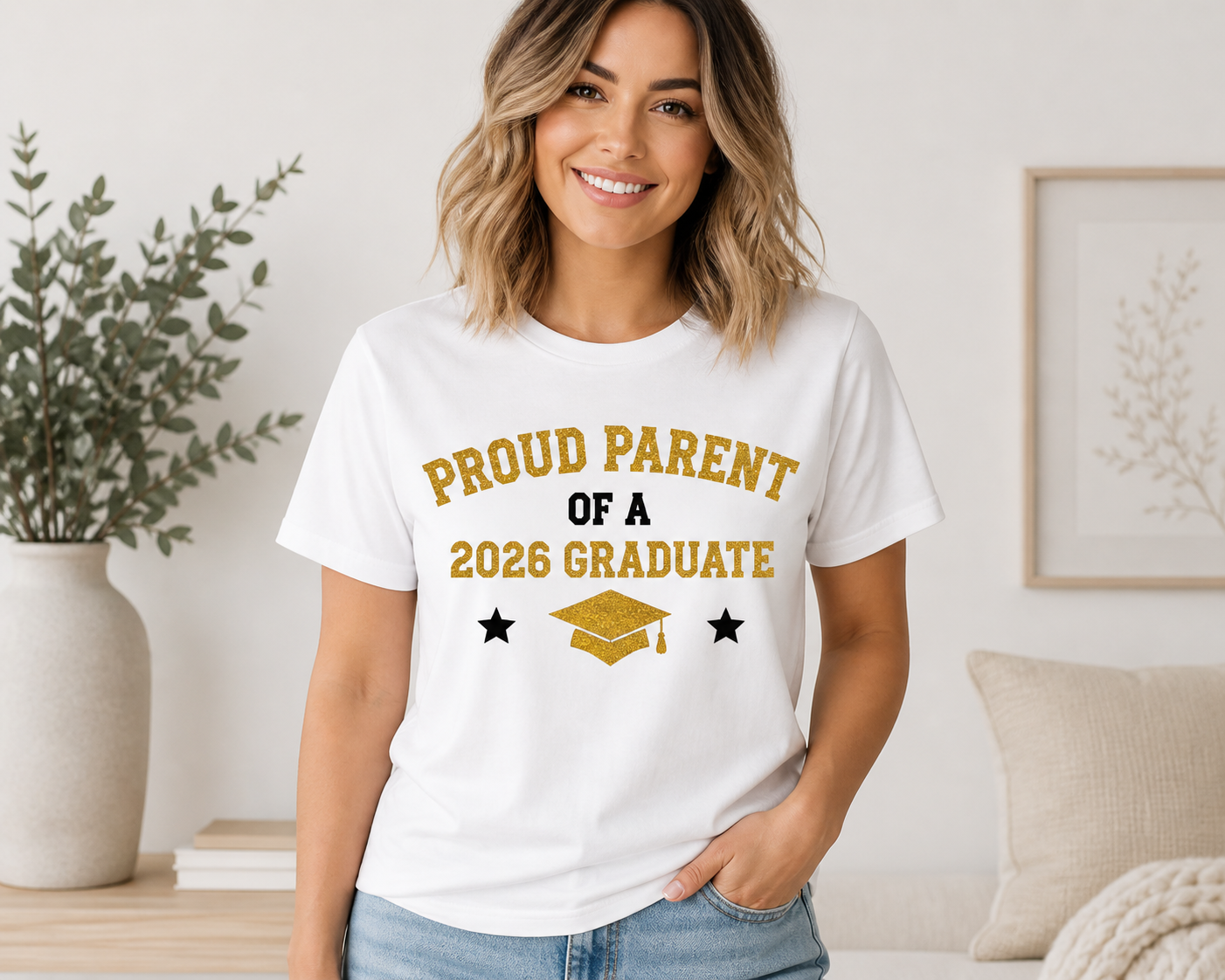 Proud Parent of a Graduate Graphic Tee